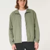 Zip-Up Nylon Jacket