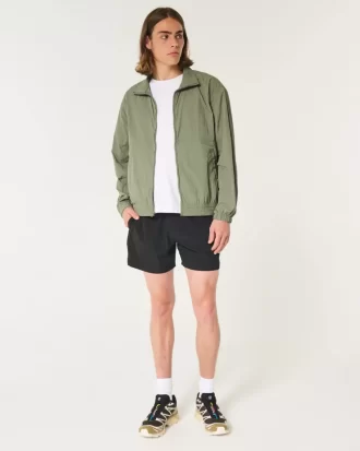 Zip-Up Nylon Jacket