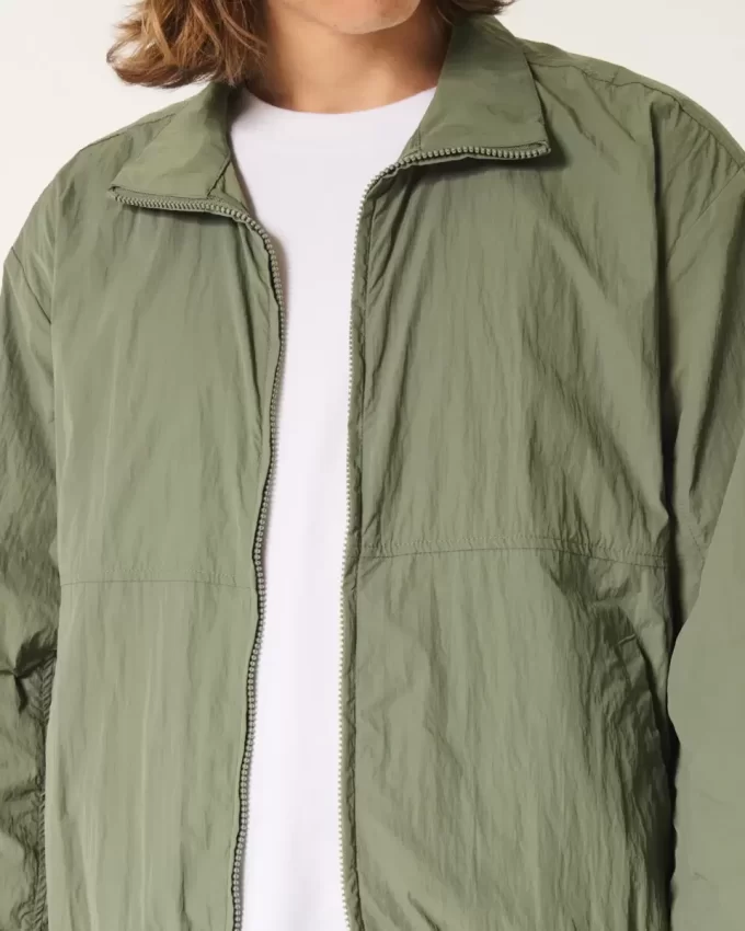 Zip-Up Nylon Jacket