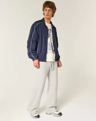 Zip-Up Windbreaker Jacket