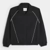 Zip-Up Windbreaker Jacket