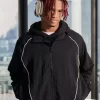 Zip-Up Windbreaker Jacket